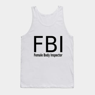 Female Body Inspecor Tank Top